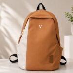 TAZWAR Camel Contrast Backpack