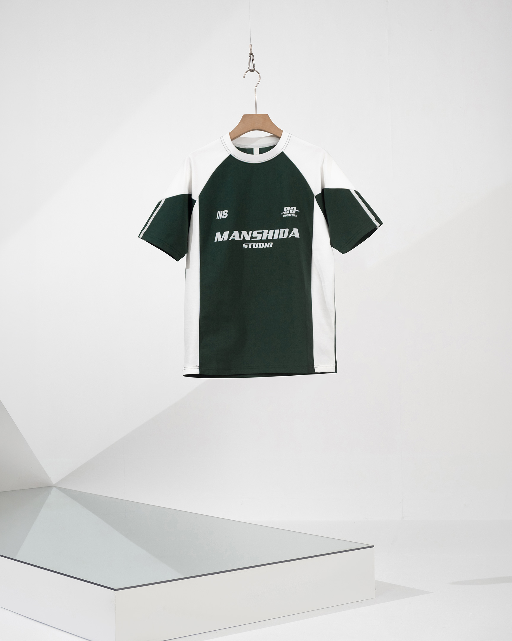 manshida full Imported Dropshoulder - Green Regnal - Image 1