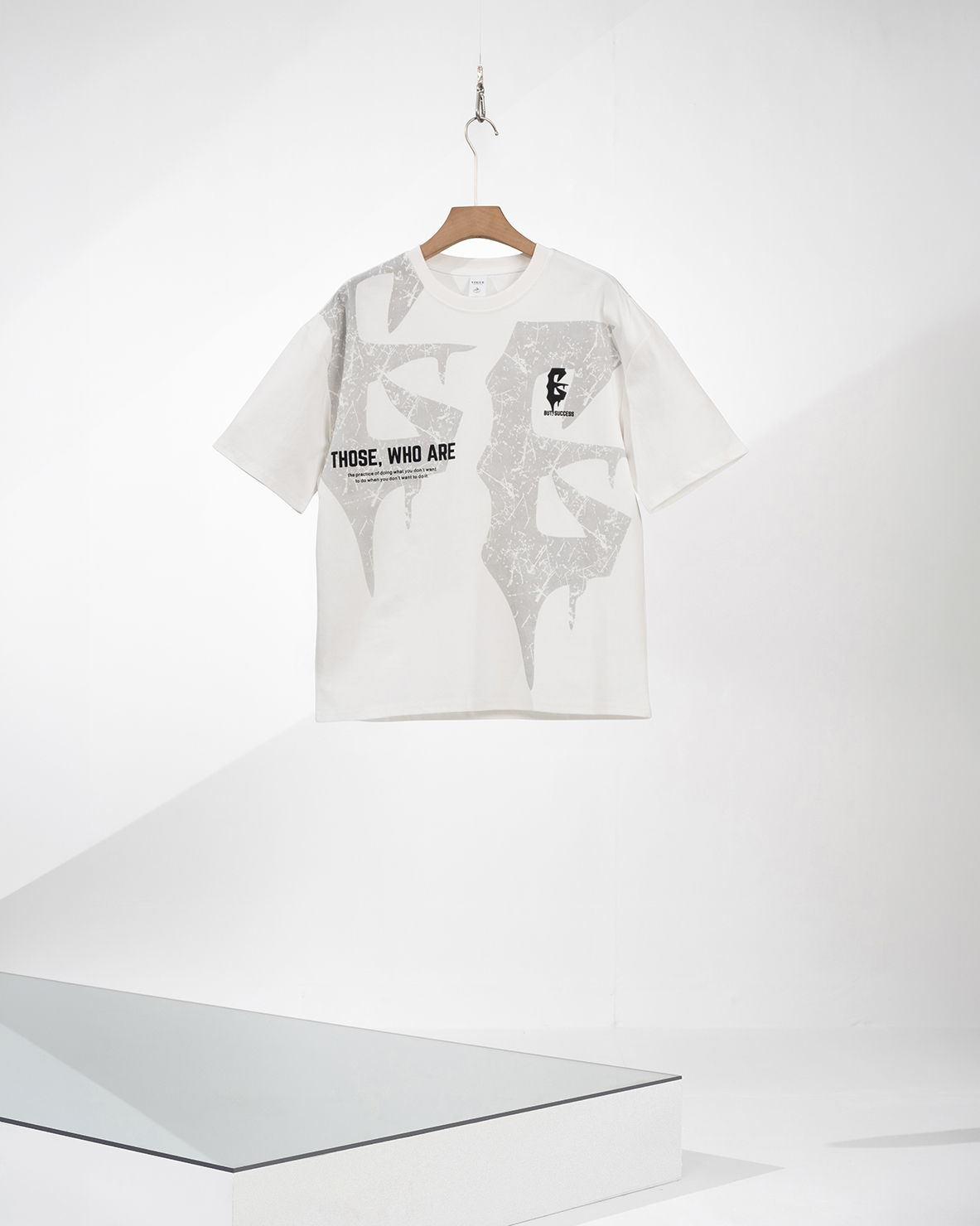 those full Imported Dropshoulder - White Contrast - Image 1