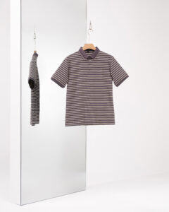 Imported Polo - Light Purple Stripe
